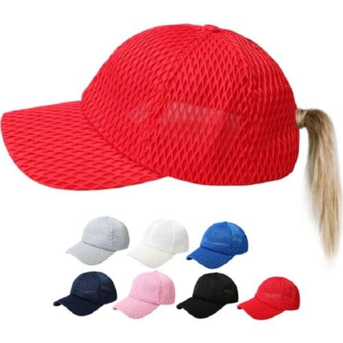 2021 Breathable Mesh Riding Fishing Climbing Panama Women Men Outdoor Sport Tennis Golf Caps Sunscreen Adjustable Camping Cap