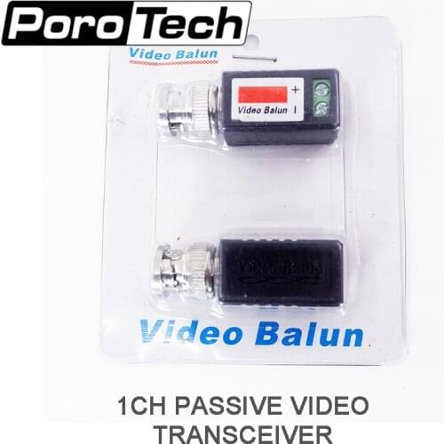 202N 40pcs/20pairs CCTV Video Balun Passive Transceivers UTP Balun BNC Cable Cat5 CCTV UTP Video Balun