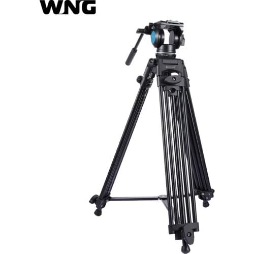 3 in 1 Professional Tripod Heavy Duty Video Camcorder Aluminum Alloy Tripod Mount Kit for DSLR Camera Tripod for Video Shooting
