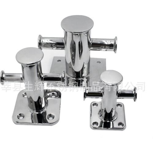 316 Stainless Steel Single Cross Bollard Mooring Cleat Marine Boat Dock