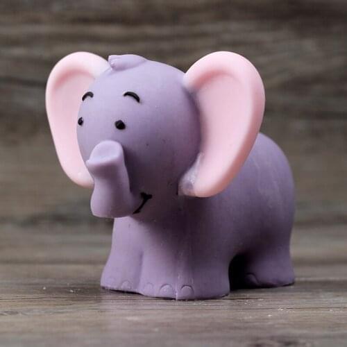 3D Soap Mold Handmade Elephant Shape Silicone Mould DIY Craft Resin Clay Decorating Tool