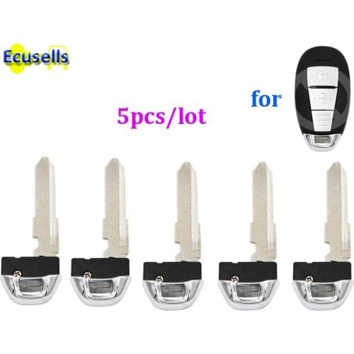 5pcs/lot Emergency uncut key for SUZUKI SX4 Swift Vitara Smart Card Insert key HU133