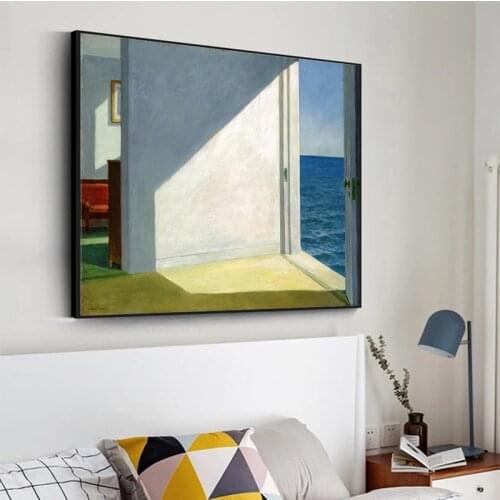 AAHH Home Decor Sunlight Shines Into Room Figure Canvas Painting Wall Art Pictures Wall Posters Print on Canvas No Frame