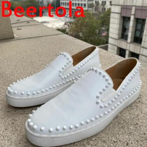 Beertola Men's White Sneakers
