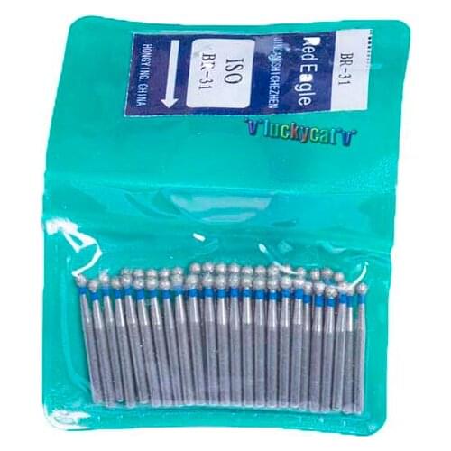 BR-31 Burs Dental Diamond High Speed Burs for Polishing Smoothing BR SERIES Dental Burs