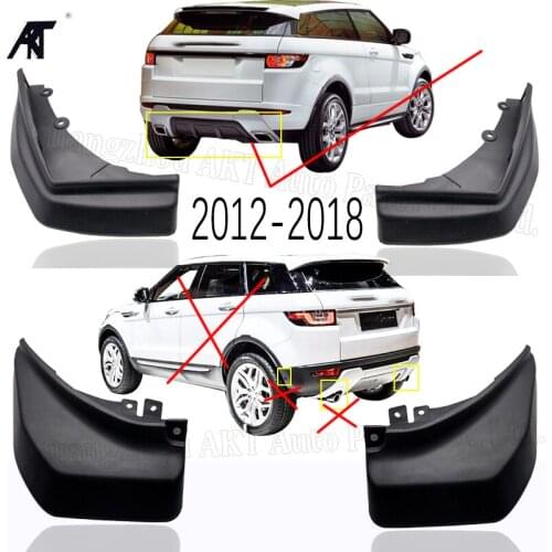 Mudguard Splash Fender Car Accessories for Land Rover Range Rover Evoque Dynamic 2/4-Door 2012-2018 4pcs / Set Mud Flaps