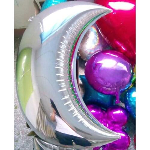 Helium foil balloons Party favors Event party supplies silver color 36inch Wedding favors Moon balloon 20 pieces/lot wholesale