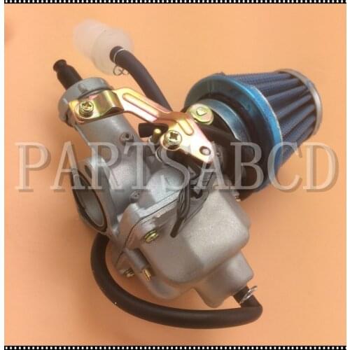 PZ27 27mm Cable Choke Carburetor with Air Filter for 150CC 200CC ATV Quad Dirt Bike Motorcycle Parts