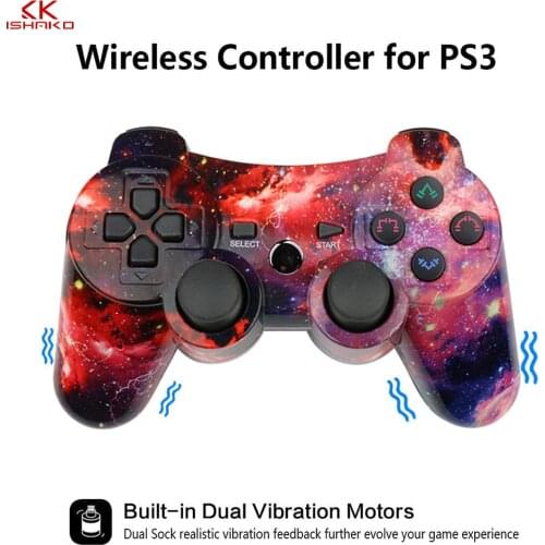 Bluetooth Controller For SONY PS3 Gamepad For Sony Playstation 3 and for PC Well High-capacity Lithium Rechargeable Battery
