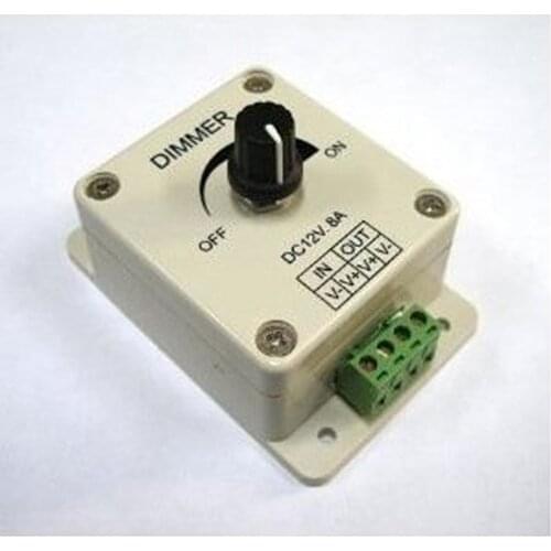 2015 Hot PWM Dimming Controller for LED Lights,Ribbon, Strip,12 - 24 Volt(12V - 24V)8 Amp