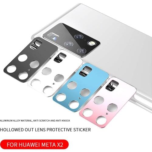 Metal Camera Lens Cover For Huawei Mate X2 Rear Camera Len Tempered Glass Protector Protective Shell Bumper