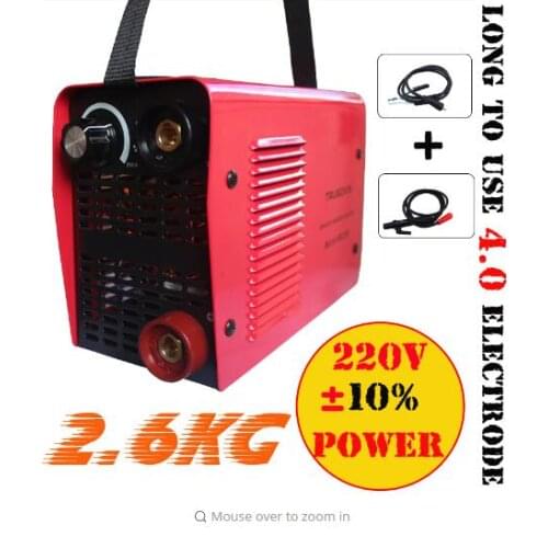 Mini 220V/-240V 2.6KG IGBT Inverter DC welding machine/equipment/device/welders Micro ARC250 stick welder for DIY with accessory