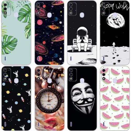Fashion Soft silicone TPU Back Cover For Itel A33 for Itel A36 Phone Funda Case For Itel A37 for Itel A48 Cute Cartoon Case