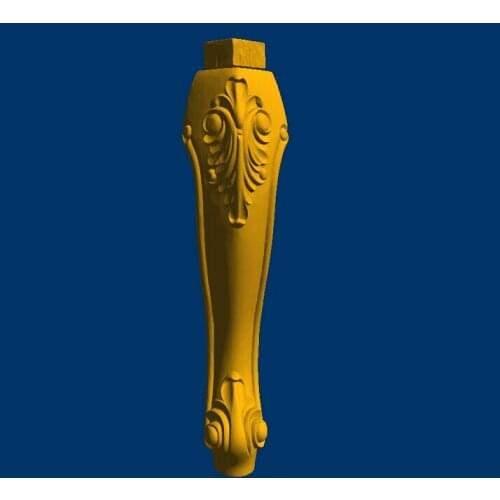 3D model STL Dressing table leg Western Furniture leg--8