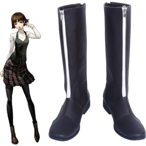 Persona 5 Niijima Makoto Queen P5 Cosplay Boots Shoes Custom Made