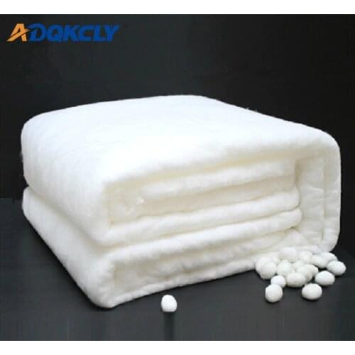ADQKCLY Chinese Handmade 100% Mulberry Silk Filling Comforter Duvet 100% Cotton Satin Warm Blankets 4 Seasons Queen King Quilt