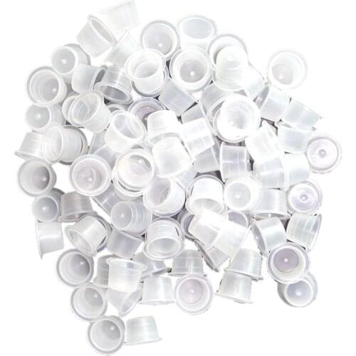 Pigment Cups for , 300pcs/bag 13mm Medium Tattoo Ink Rings Disposable for Microblading Pigment Cups