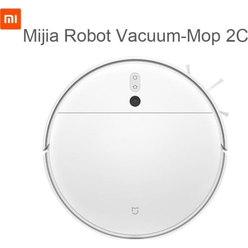 2021 XIAOMI MIJIA 2C Robot Vacuum Cleaner Mop for Home Sweeping Dust Sterilize 2700PA Cyclone Suction Washing Mop Smart Planned