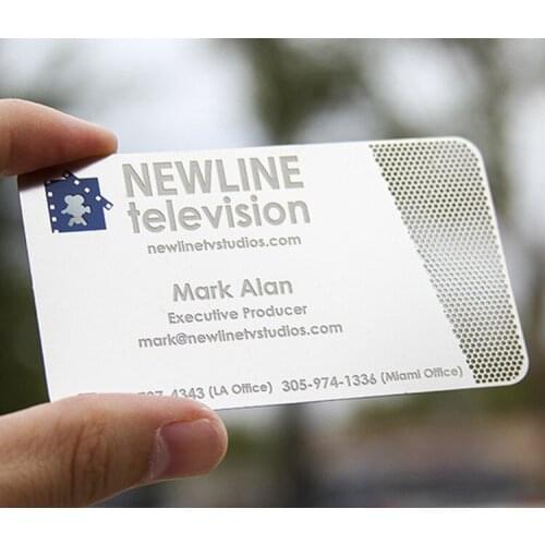Luxury Laser Cut Metal Business Card /Stainless Steel metal Card