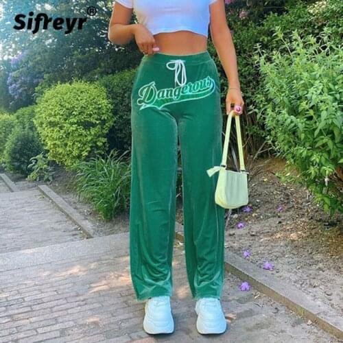 Женские бархатные брюки Sifreyr China At AliExpress