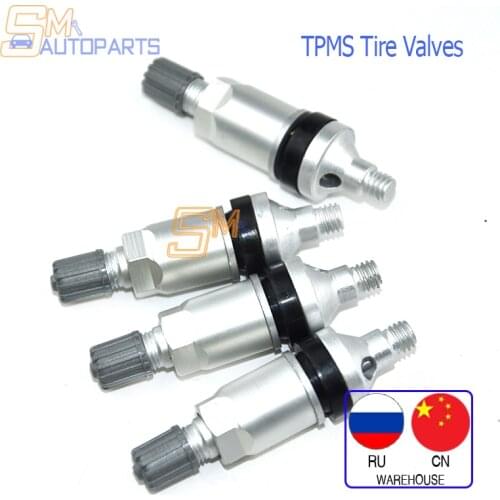 4pcs Aluminum TPMS Tire Pressure Monitoring System Tire Valve for Hyundai Kia