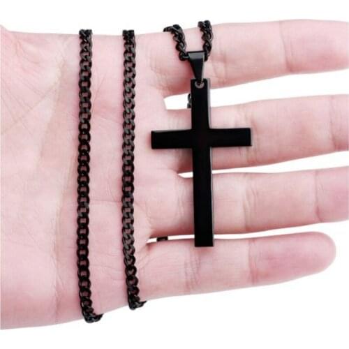 Vintage Creative Cross Pendant Neckalce for Women Party Jewelry Accessories