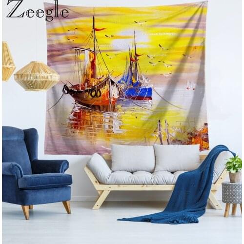 Zeegle Home Bohemian StyleTapestry Wall Hanging Sandy Beach Picnic Throw Rug Blanket Camping Tent Travel Sleeping Pad