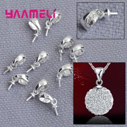 100Pcs Connection Component Wide Use 925 Sterling Silver Jewelry Making Accessories DIY Handmade Original Part Promotion