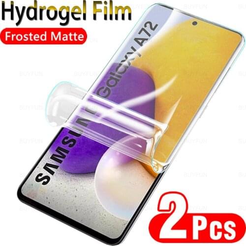 2PCS Matte Hydrogel Film For Samsung Galaxy A72 Display Frosted Protective Film For samsung a72 5g a 72 6.7" Screen Protector
