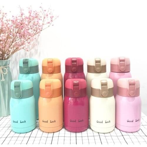 200ml Baby Feeding Cup Stainless Steel Insulated hot water Bottle leak-poof thermal Cup Milk Thermos for Children