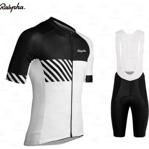 2021 Raphaful Cycling Jersey Set Men Breathable MTB Bicycle Clothing Suits Riding Bike Clothes Short Sleeve Sports Ropa Ciclismo