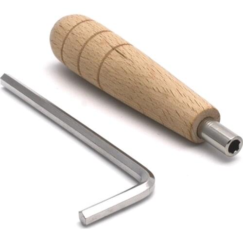 4mm Acoustic Classical Guitar Truss Rod Adjustment Hex Wrench Tool with Wooden Handle