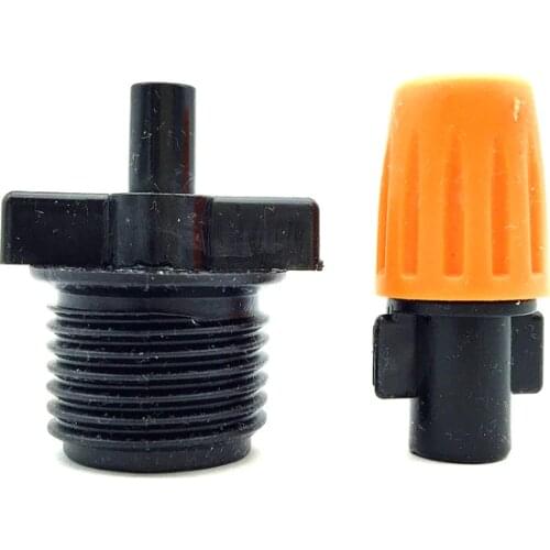 40 Pcs Mist Nozzle Spray Adjustable Closable Garden Lawn Irrigation Droplets Single-head Combined With 1/2 "connector