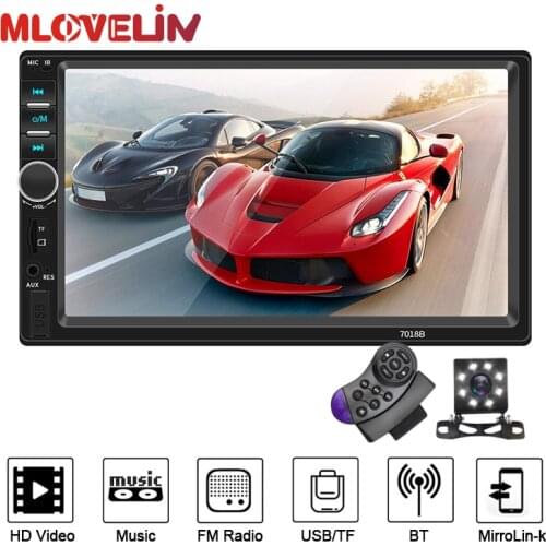MLOVELIN 2din Universal Car Radio 7inch HD Autoradio Multimedia Player Auto Steering Wheel Control FM Radio BT USB SD TF