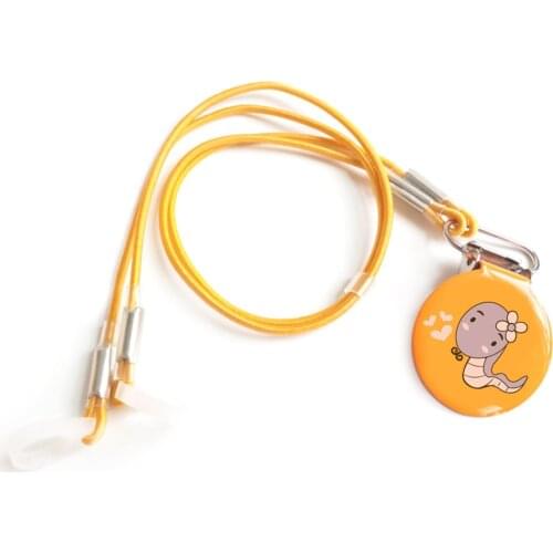 Kids BTE Hearing Aid Clip Holder Protector for Behind The Ear Hearing Aids and Cochlear Implants Binaural Corded