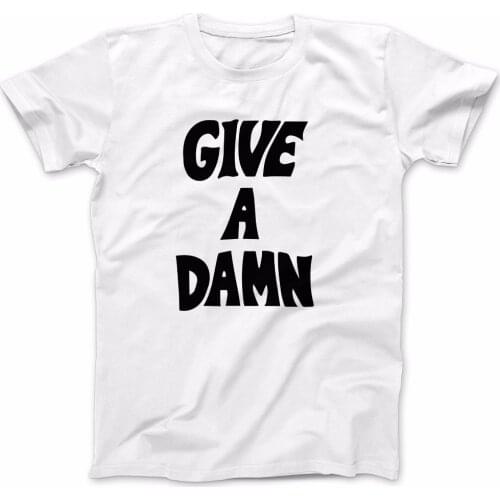 Give A Damn As Worn By Alex Turner T-Shirt 100% Premium Cotton Music Gift Funny Tee T-SHIRT New2017 More Size and Colors-A788