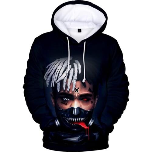 Hot Hot Koop Nieuwste Xxxtentacion mannen/jongens Hoodies Sweatshirts Raper Xxxtentacion hoodies Herfst Winter Personality
