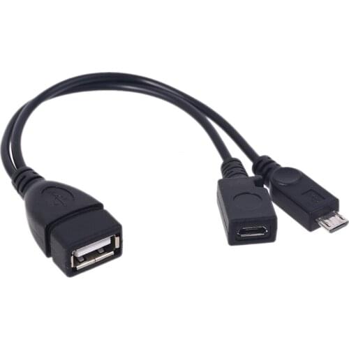 Micro USB to USB 2.0 OTG Adapter Cable for Amazon Fire TV Mobile Phone Tablet PC 77HA