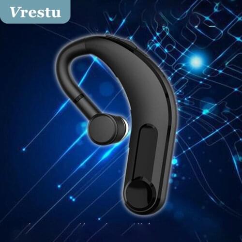 Hotsale Wireless BT 5.0 Earphone Business Headsets with Mic Handsfree HD Call Ear-hook Earbuds Waterproof for iPhone Android IOS