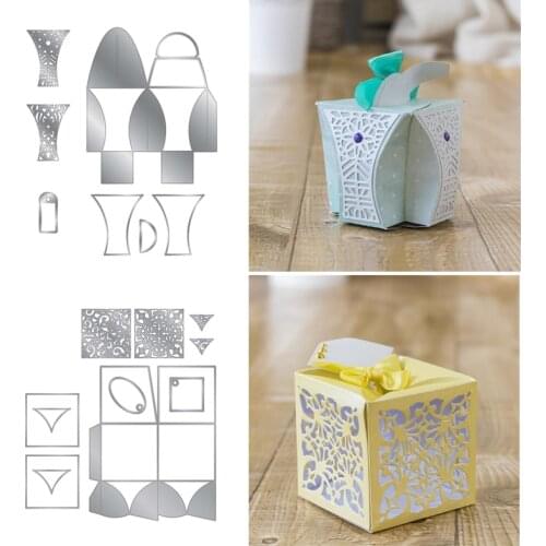 Christams Gift Candy Box Metal Cutting Dies for Scrapbooking DIY Album Paper Cards Craft Decorative Embossing Stencils New 2019