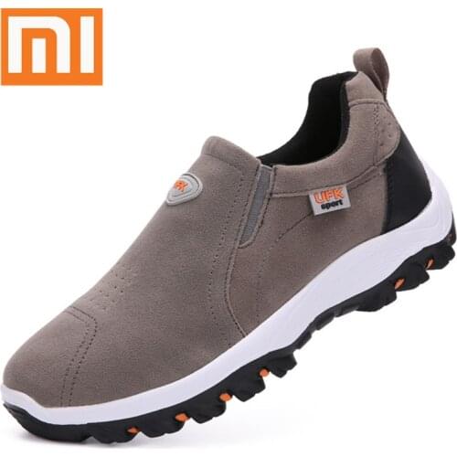 Xiaomi Men Sneakers Shoes Loafers For Men Casual Shoes Outdoors Breathable Flock Male Footwear Walking Comfortable Shoes Men