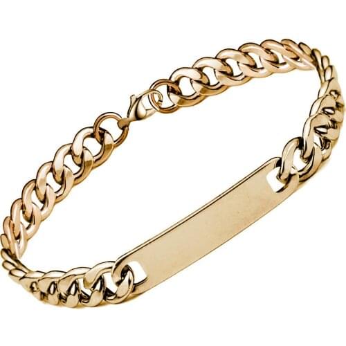 Men Fashion Mirrored Stainless Steel Chain Bracelet Bangle Party Jewelry Gift For Party Wedding Water Wave Jewelry Bracelets