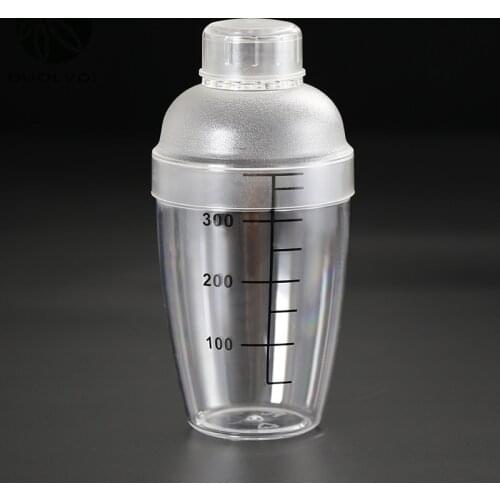 PC Cocktail Shaker Milk Tea Cocktail Mixer Shaking Cup With Scale For Bar Bartender Practical Barware Shaker Wine Accessories