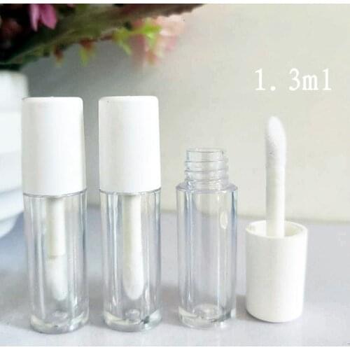 10Pcs 1.3ml Empty Lip Gloss Tube Container Clear Lip Balm Tubes Containers Lipstick Fashion Refillable Bottles Lip Gloss Tubes