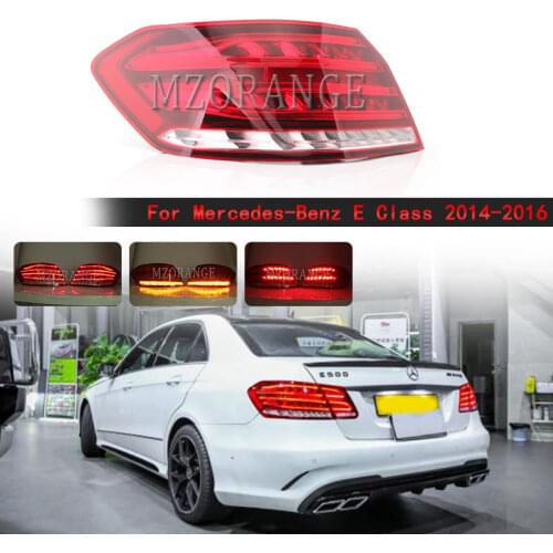 MZORANGE Rear Tail Light For Mercedes-Benz E Class W212 E350 E300 E250 E63 2014-2016 Sedan Brake Bumper Stop Fog Light