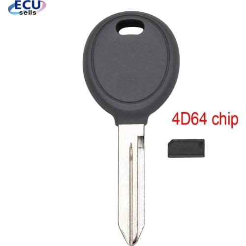 Transponder With ID 4D64 Chip For Dodge Chrysler Jeep Wrangler 1998 1999 2001 2002 2003 2004 2005 2006 Car Key Shell Case
