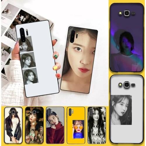 YJZFDYRM IU Lee Ji Eun Soft Phone Case Capa For Samsung Note 7 8 9 10 Lite Plus Galaxy J7 J8 J6 Plus 2018 Prime