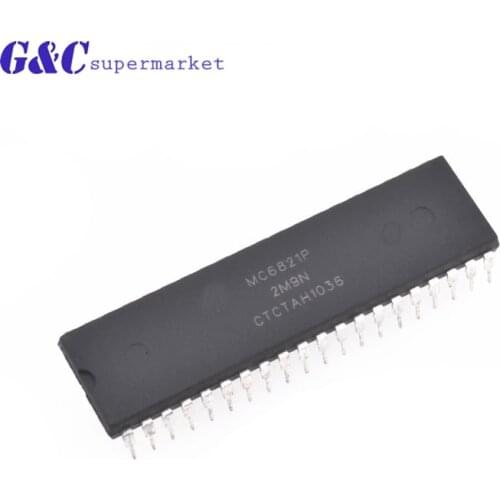 1/5PCS MC6821P 6821P 6821 MC6821 Encapsulation:40PINS diy electronics