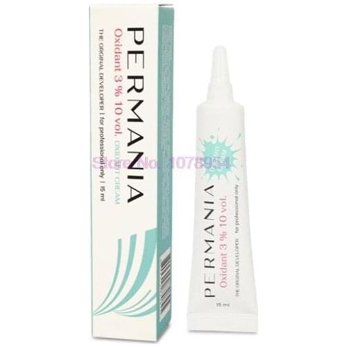100pcs Permania Eyebrow Eyelash Tint Cream Oxidizing frost