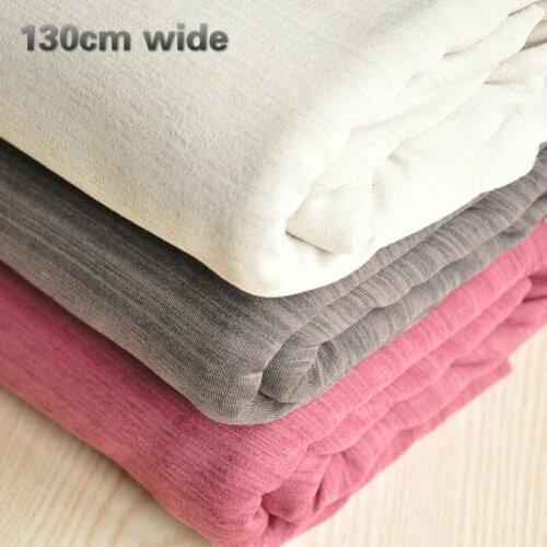 130cm Quality Lycra Cotton Knit Bamboo Pattern Fabric DIY Bottoming Shirt Autumn Clothing Pants Children Baby Clothes Material